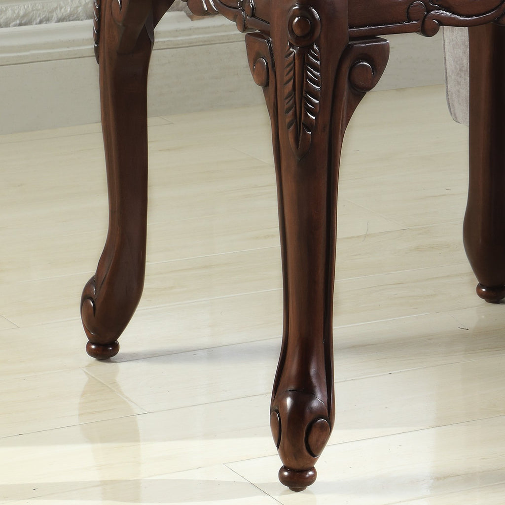 Wood End Table Dark Cherry F553957