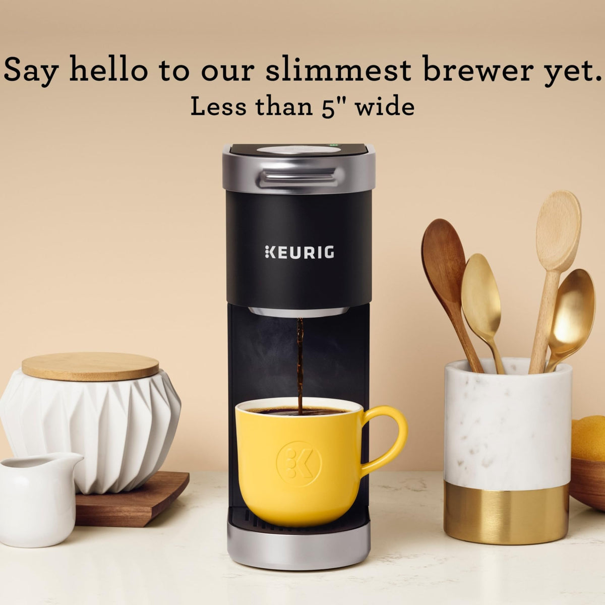 Single Serve K-Cup Pod Coffee Maker, Matte Black V768