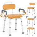 Swivel Shower Chair with Removable Arms & Back O2013