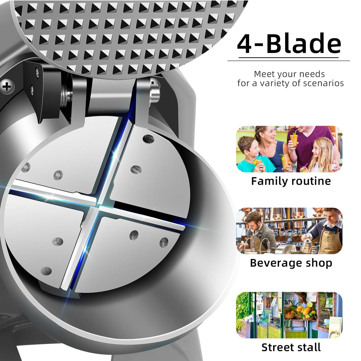 Ice Shaver Machine with Ice Tray X5497