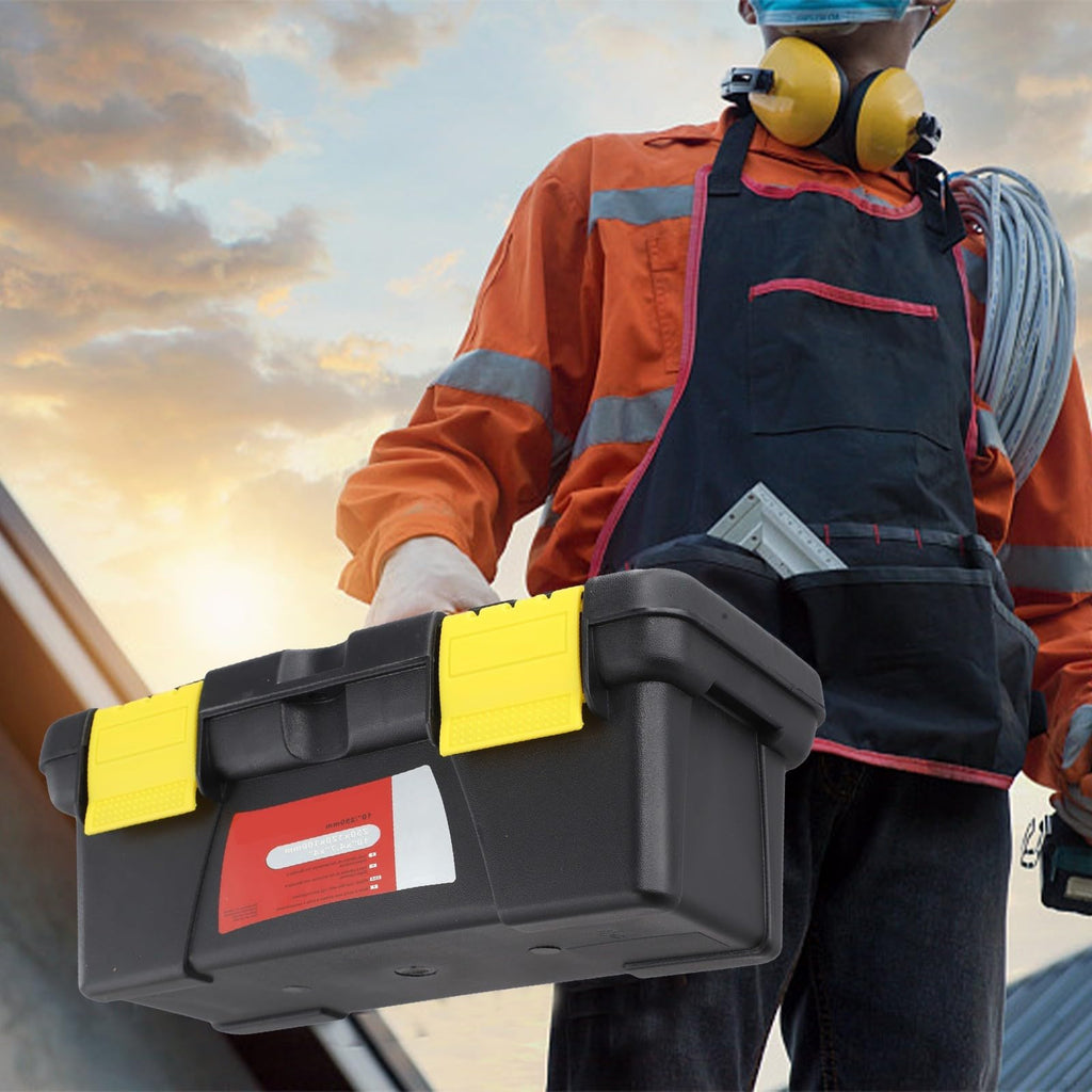 10 Inch Plastic Toolbox with 2 Layer Organization F27630