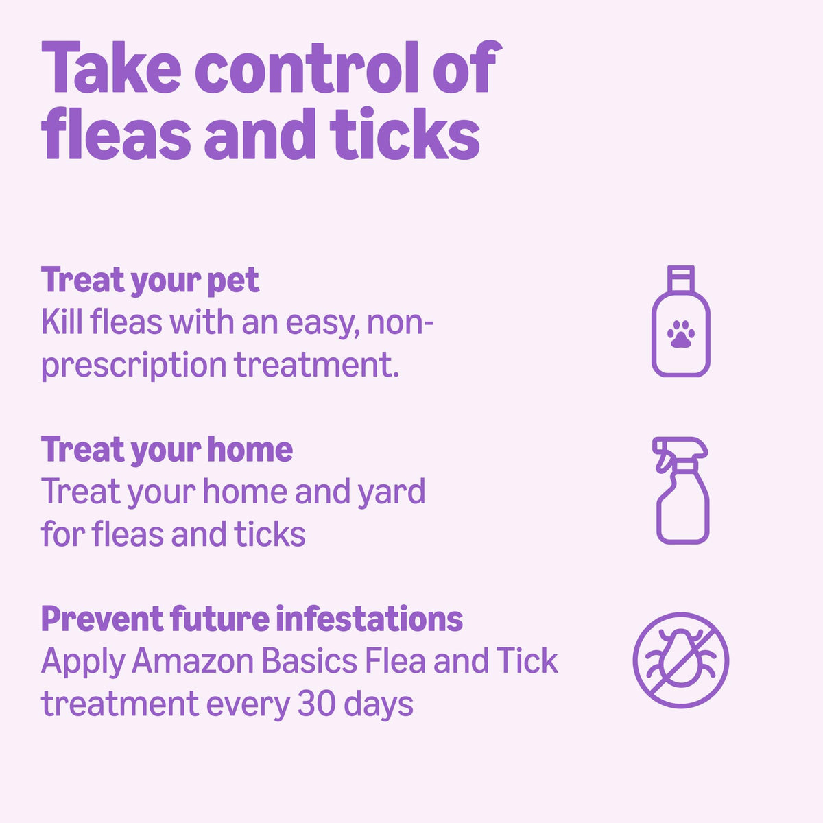 Flea and Tick Topical Treatment for Large Dogs 3 Count R816