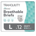 Heavy Adult Diapers with Tabs, Large, 12 Ct N327769