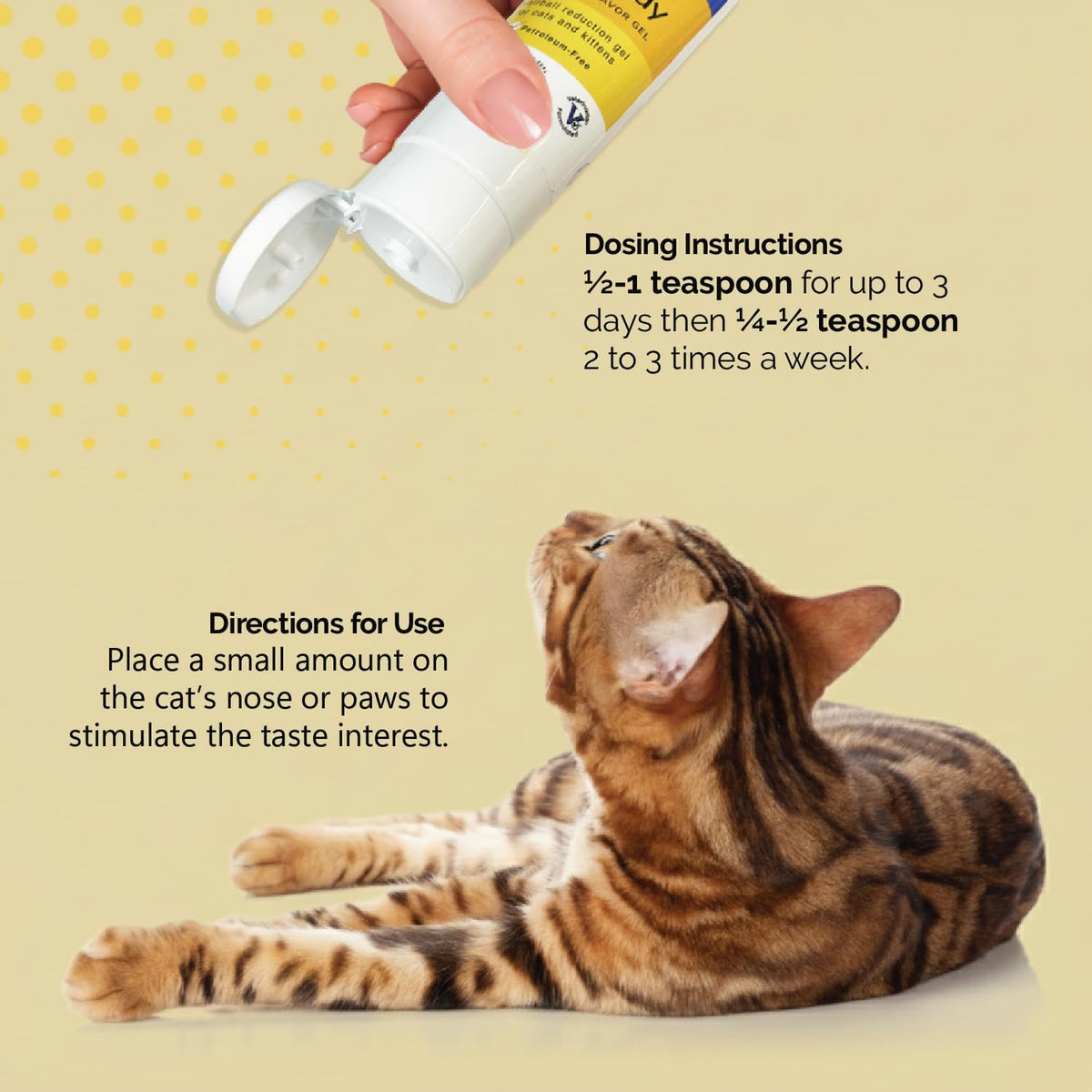5 oz Petroleum Free Cat Hairball Gel C463526