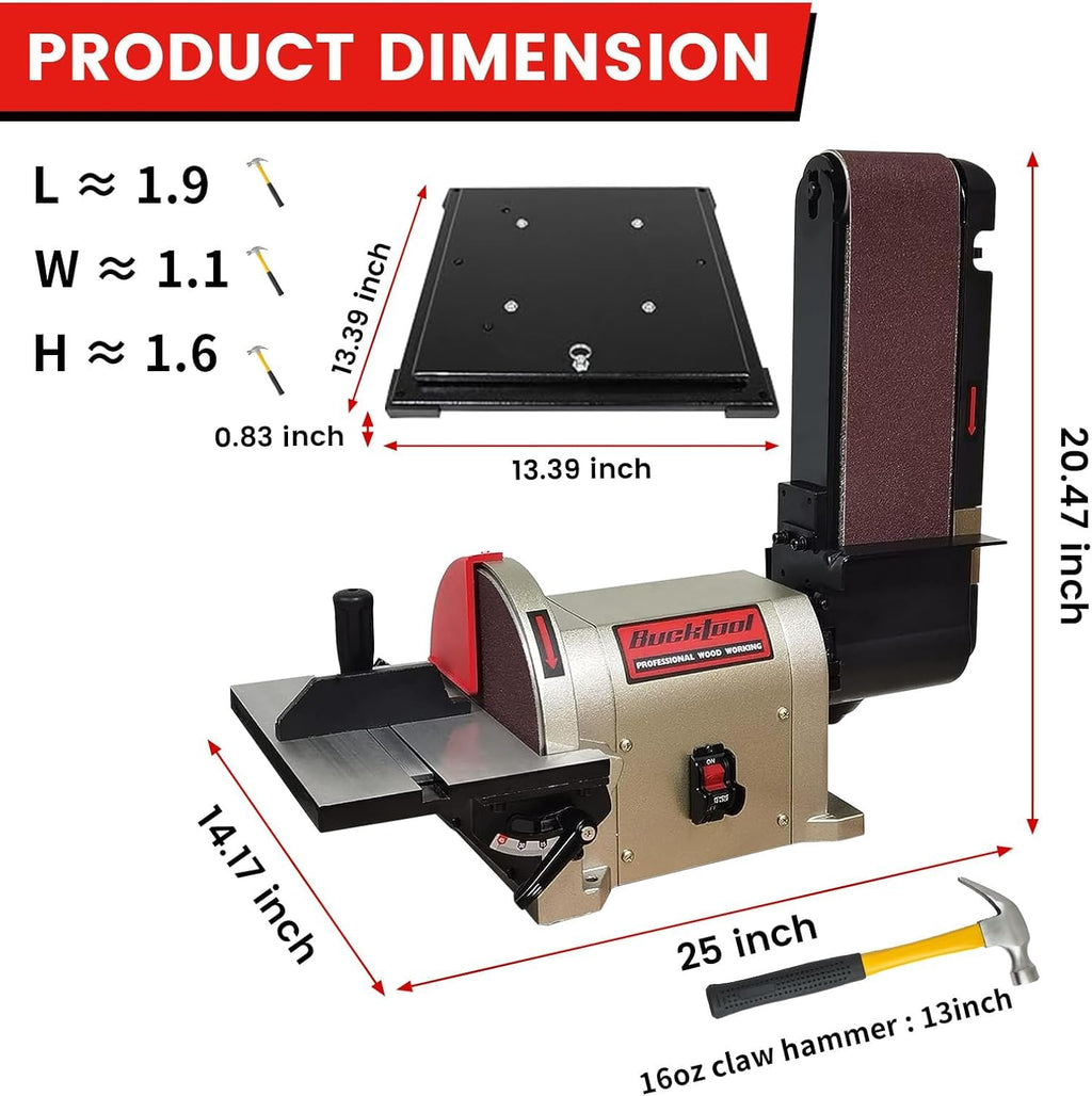 Belt Disc Sander with Rotating Base X631