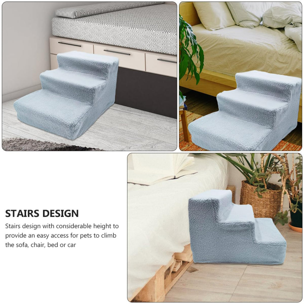 Non-Slip Gray Pet Stairs S453