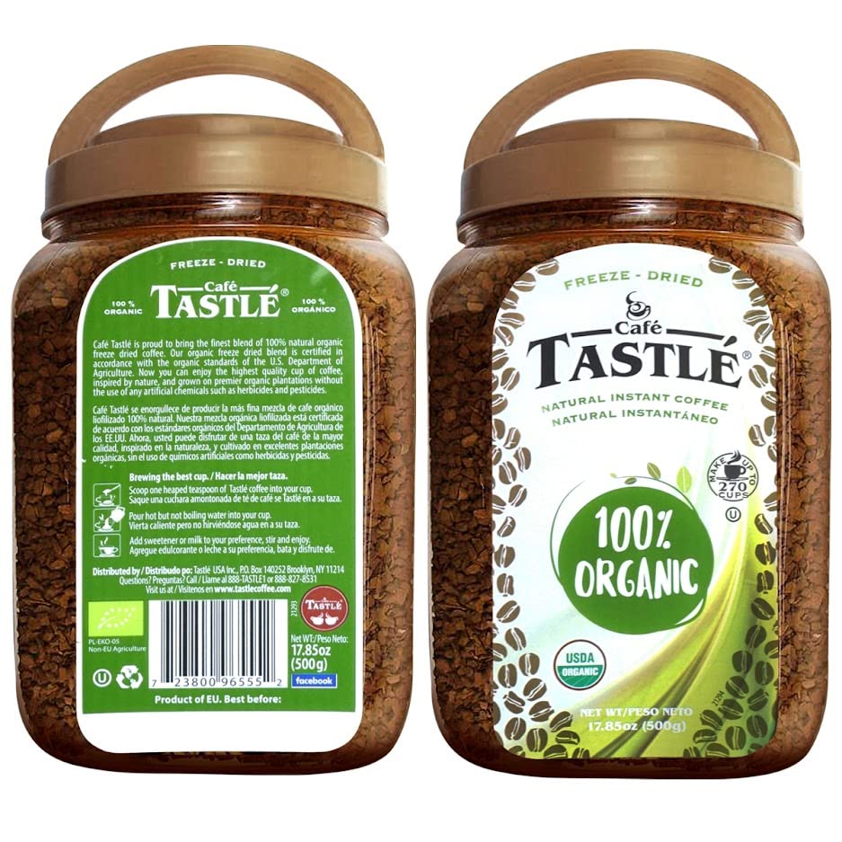 100% Organic Instant Coffee, 17.85 Ounce V838231