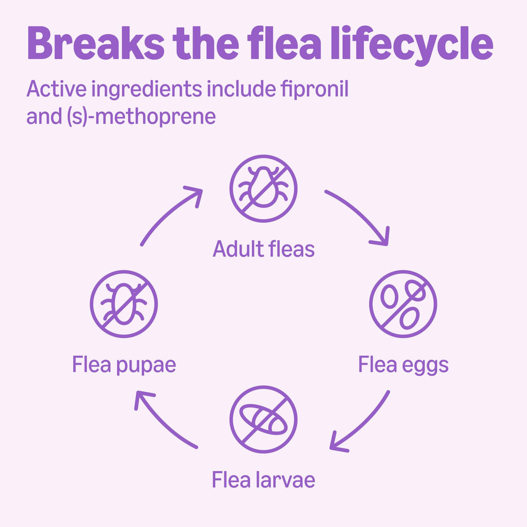 Flea and Tick Topical Treatment for Large Dogs 3 Count R816
