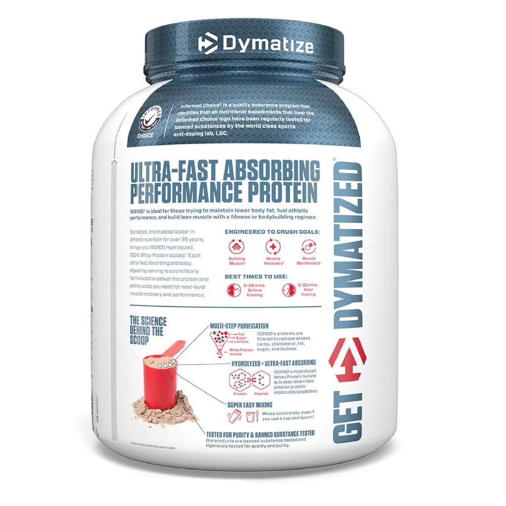 Hydrolyzed Whey Protein Powder Isolate, Fudge Brownie, 5 Pound E894759