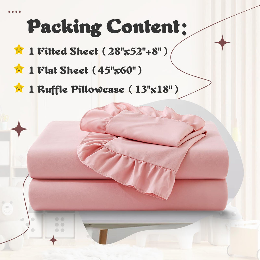 Light Pink Toddler Sheet Set M72887