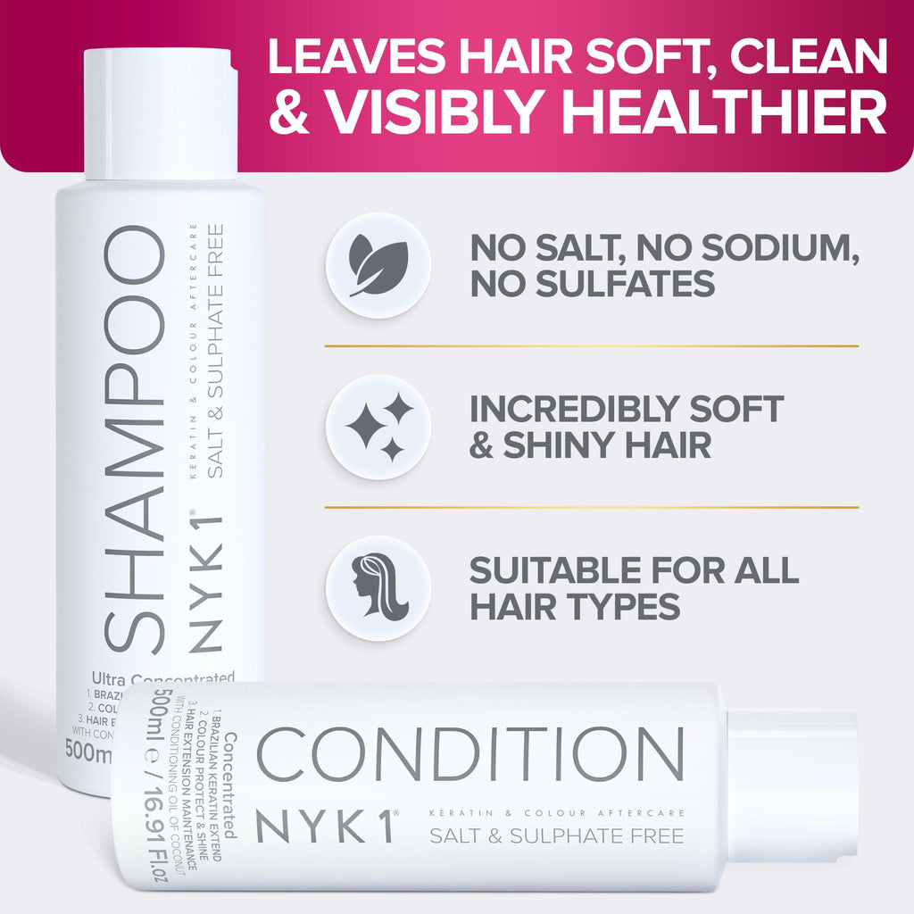 Sulfate-Free Shampoo and Conditioner Set 2 x 16.9 Fl Oz W42466