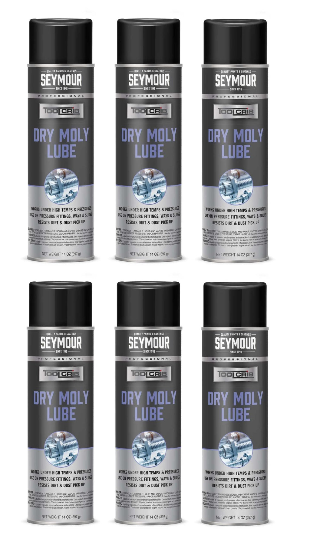 14 oz 6-Pack Dry Moly Lube S9283