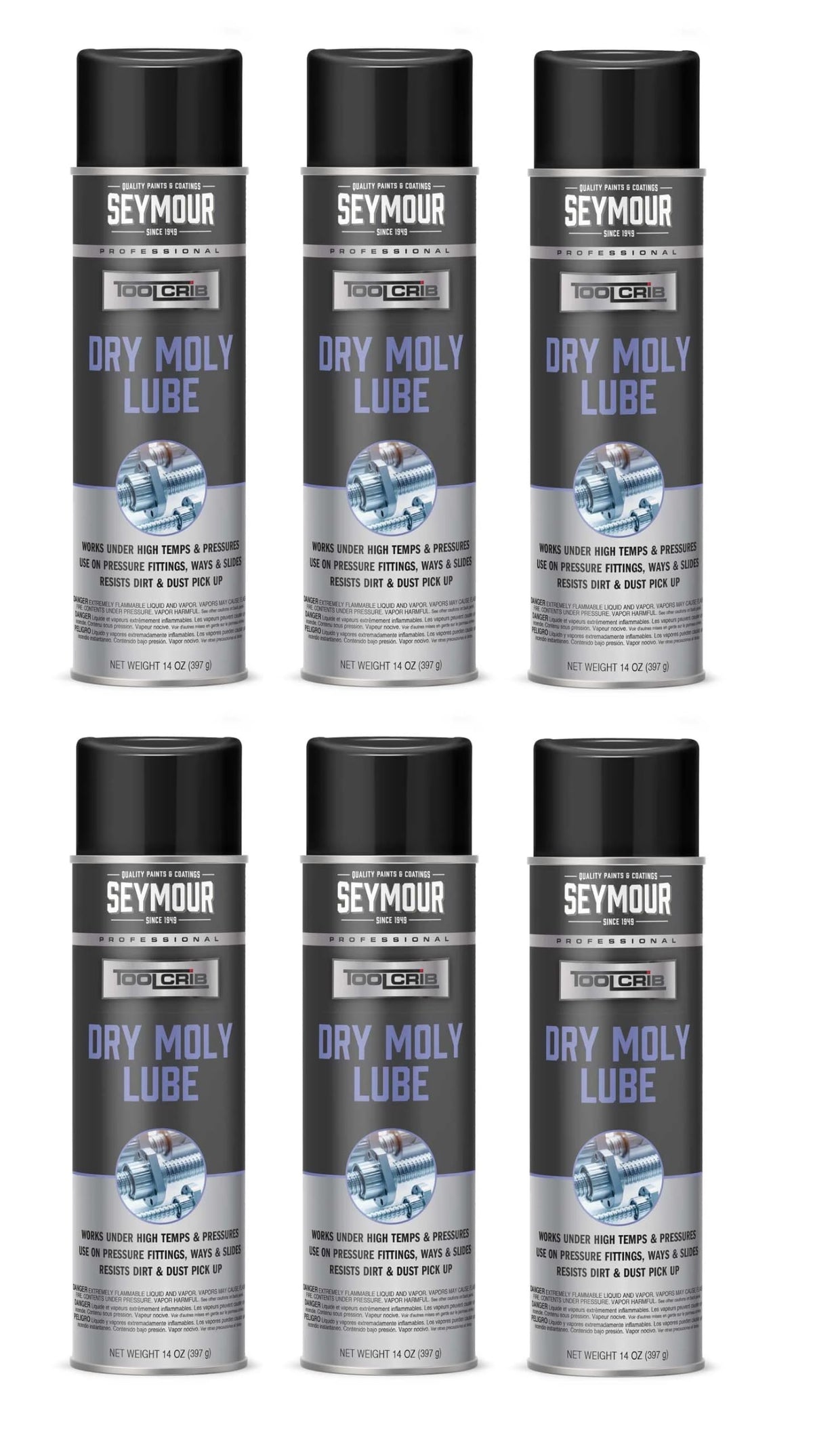 14 oz 6-Pack Dry Moly Lube S9283
