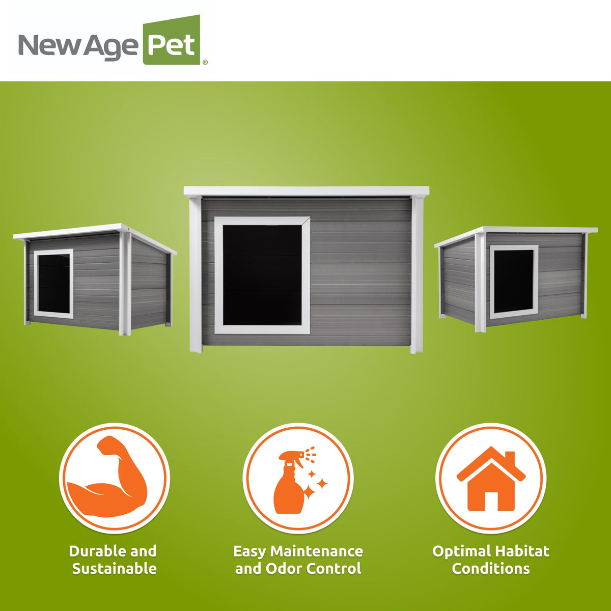 X-Large Grey Dog House W51358