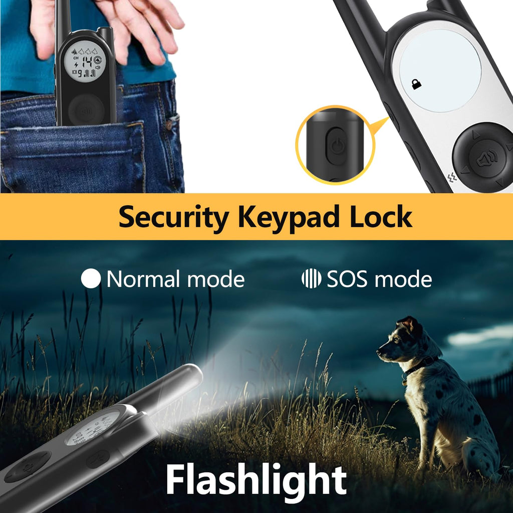 Wireless Dog Fence and Remote Training Collar, IPX7 Waterproof, 185 Days Rechargeable Battery Y976685
