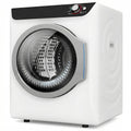 2.6 CU. FT. White Compact Electric Clothes Dryer with Stainless Steel Tub E5886