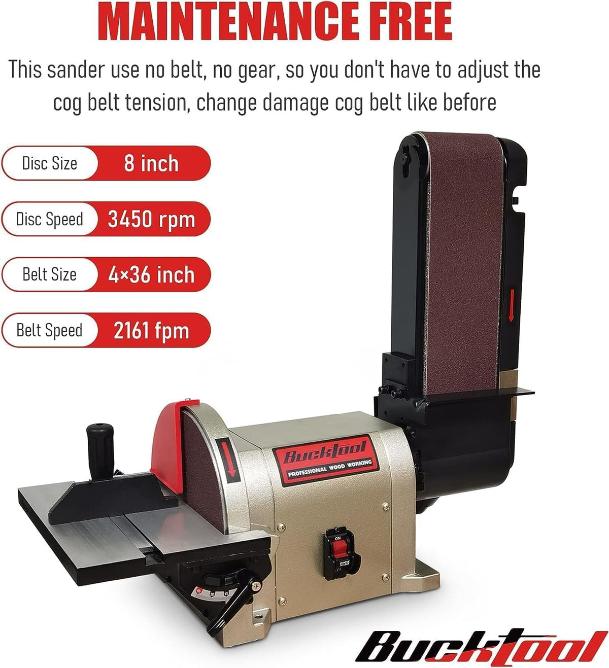 Belt Disc Sander with Rotating Base X631