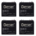 6V 210AH Dual Terminal SLA Replacement Battery 4 Pack H23150