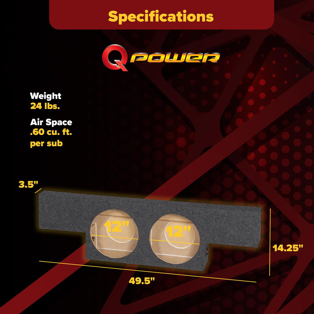 Dual 12in Subwoofer Enclosure R46873