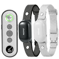Rechargeable IPX7 Waterproof Dog Training Collar with Remote for 2 Dogs Q181