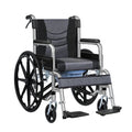 Foldable Reclining Wheelchair with Commode Bucket and Tray Table B473