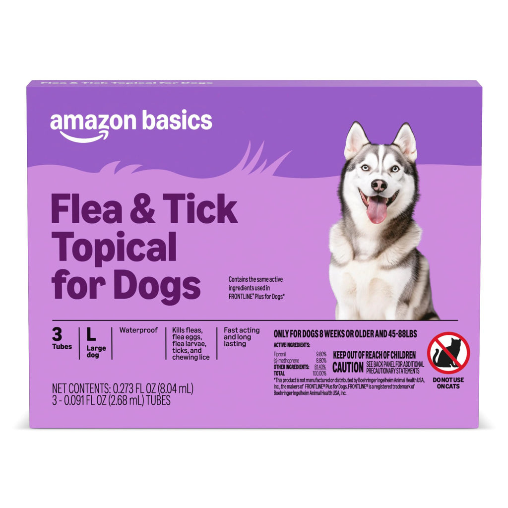 Flea and Tick Topical Treatment for Large Dogs 3 Count R816