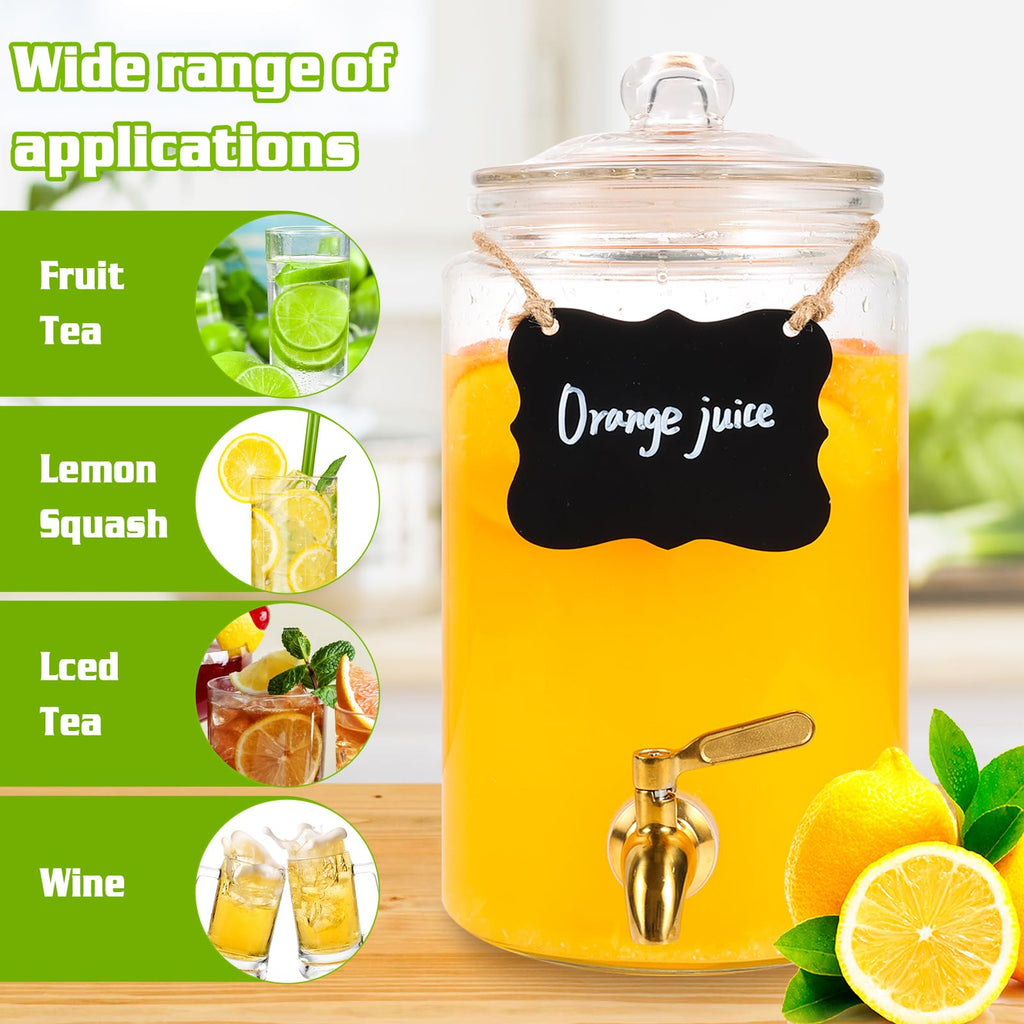 2 Pack 1 Gallon Beverage Dispenser with Stand P6550