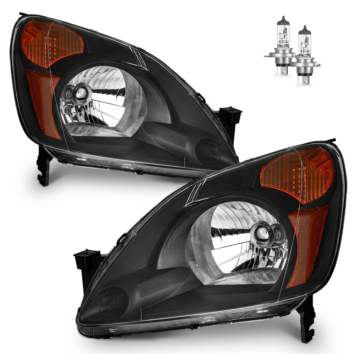 Halogen Headlights with Bulbs D53622