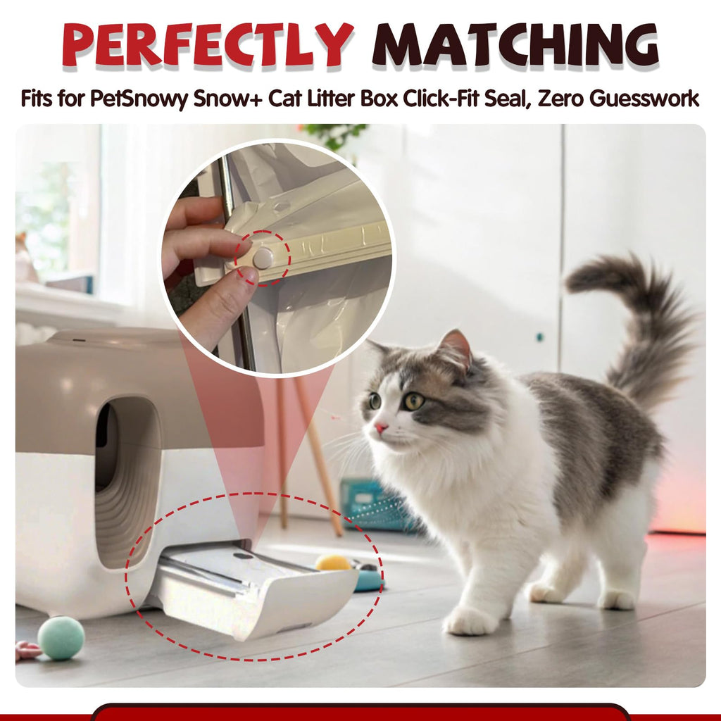 120 Pcs Self-Sealing Drawer Cat Litter Bags N678205