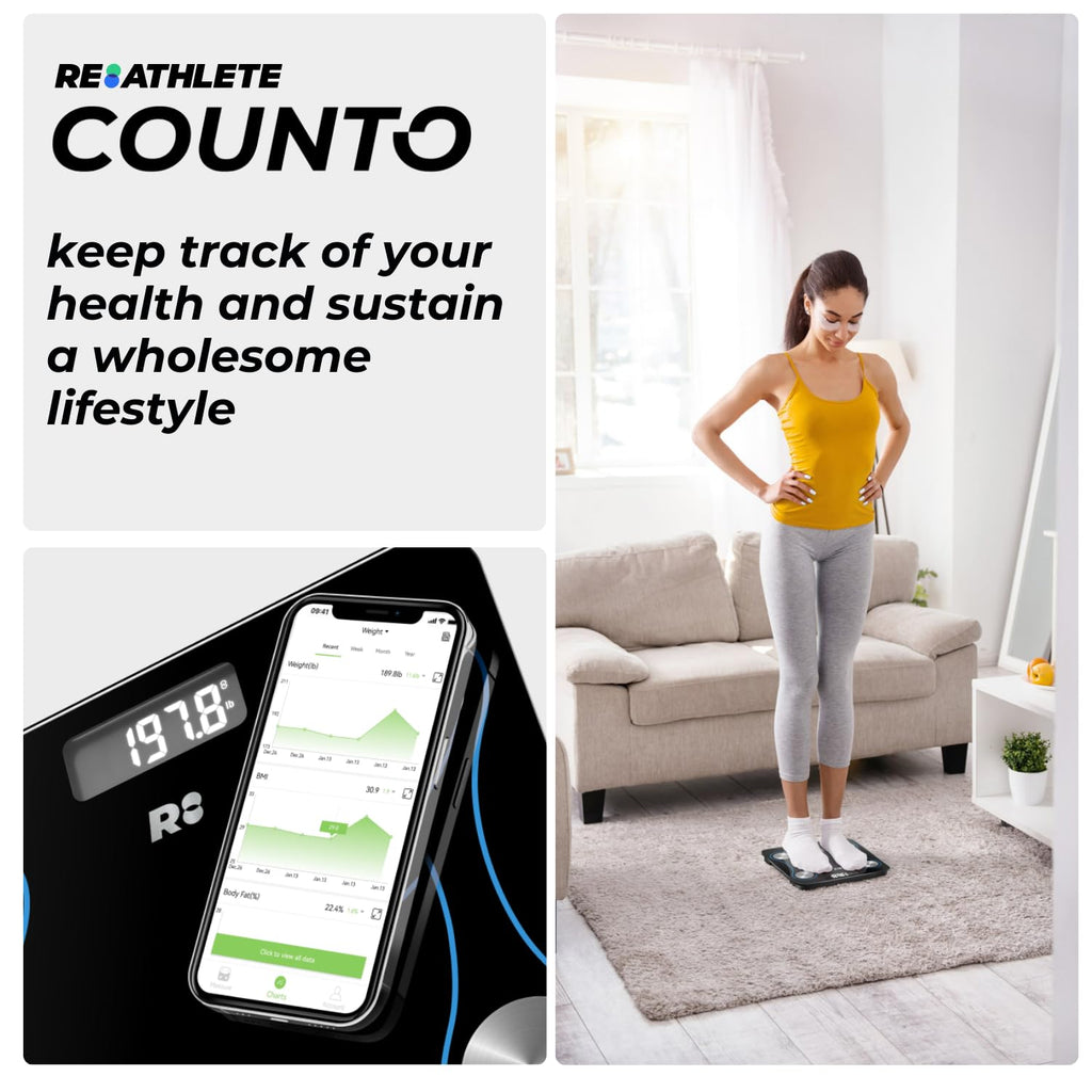 Smart Bluetooth Body Fat Measurement Scale Y406593