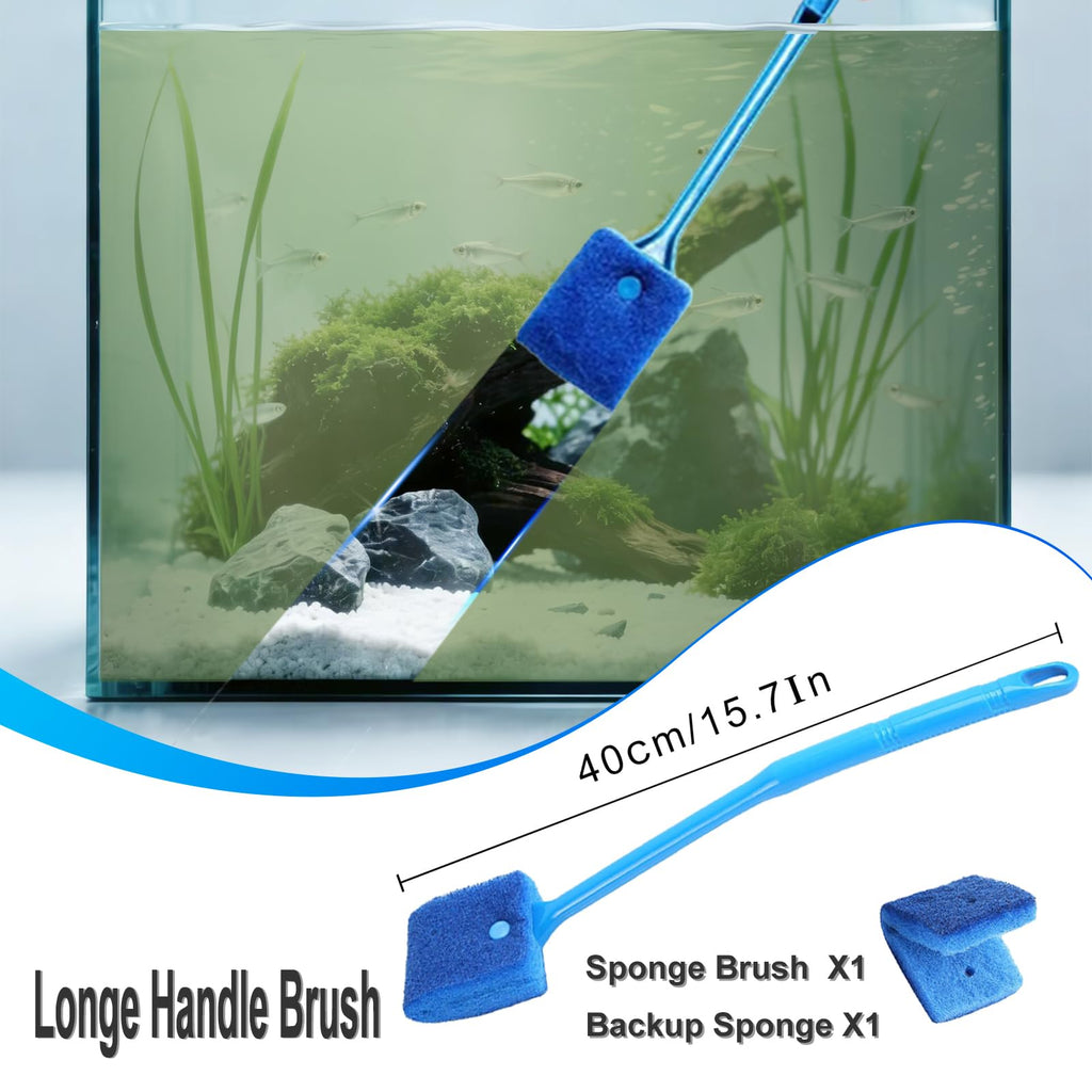 Aquarium Gravel Cleaner with 6Ft Water Hose and Skimmer Net W305657