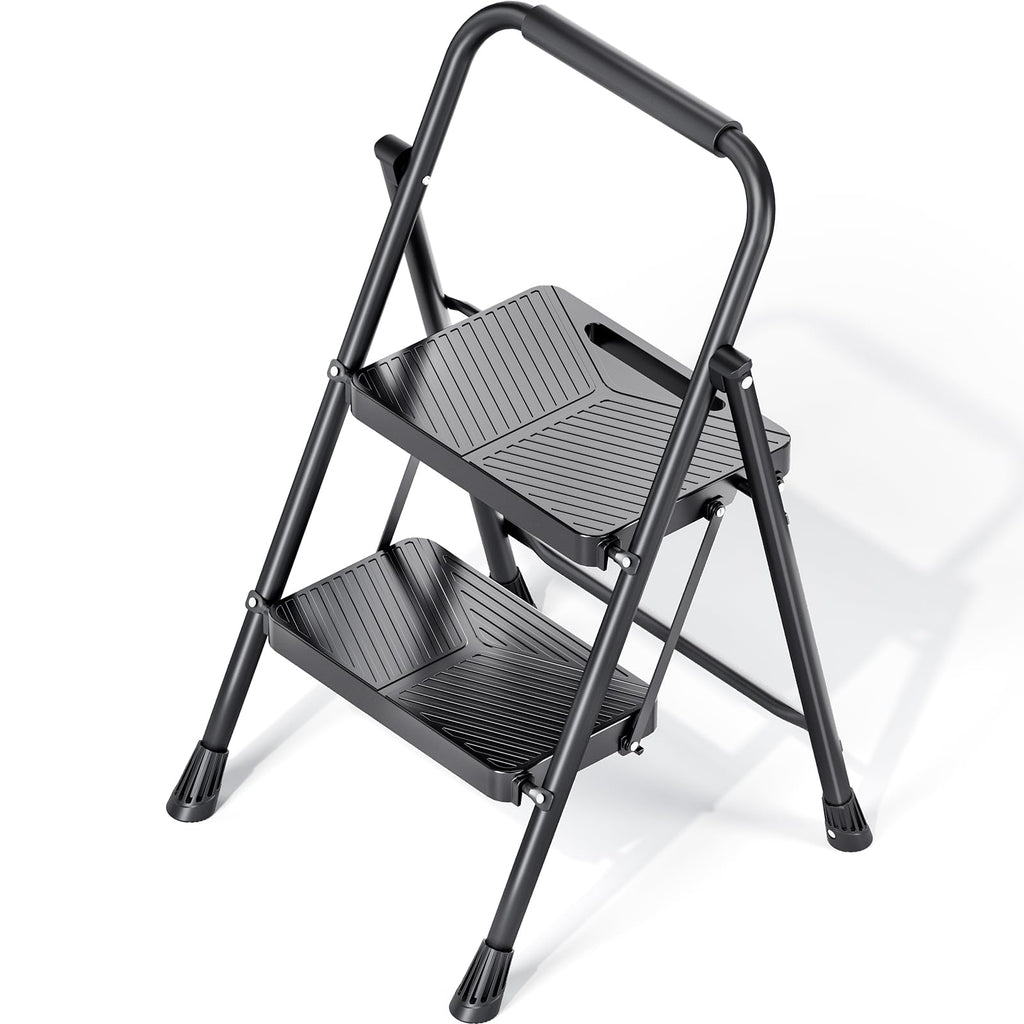 Folding 2 Step Ladder with Anti-Slip Pedals S128756