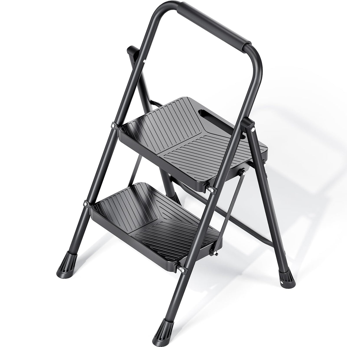 Folding 2 Step Ladder with Anti-Slip Pedals S128756