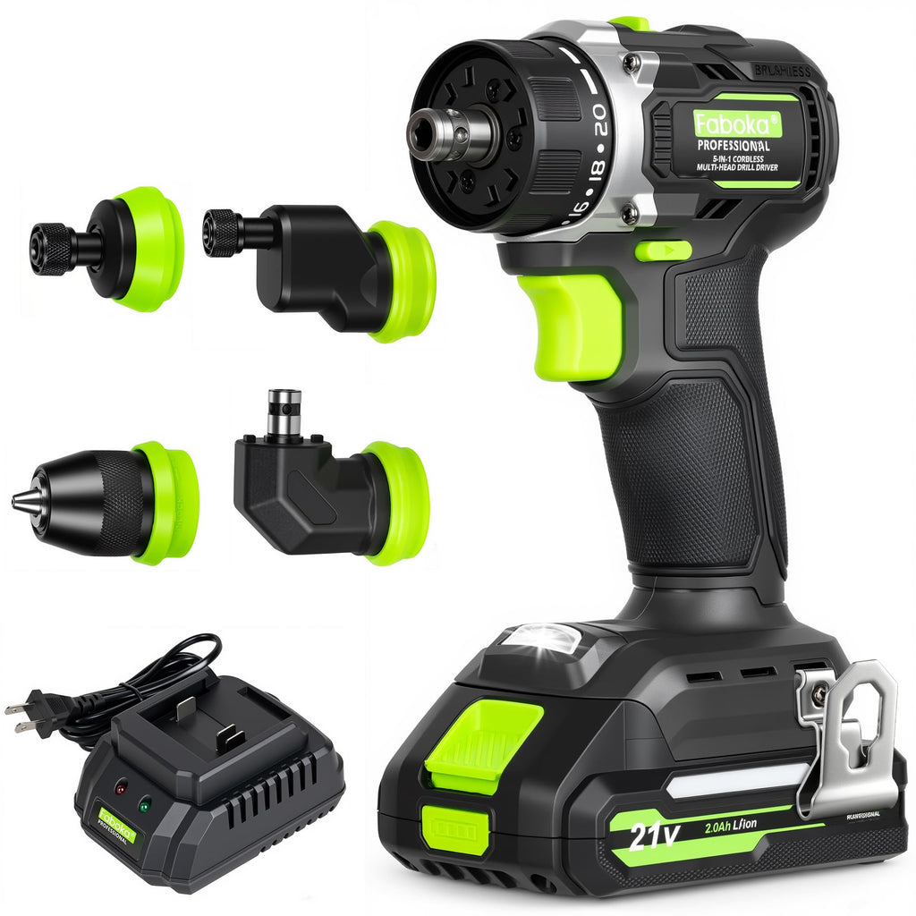 21V Cordless Brushless Multi-Head Drill Driver Kit K4693