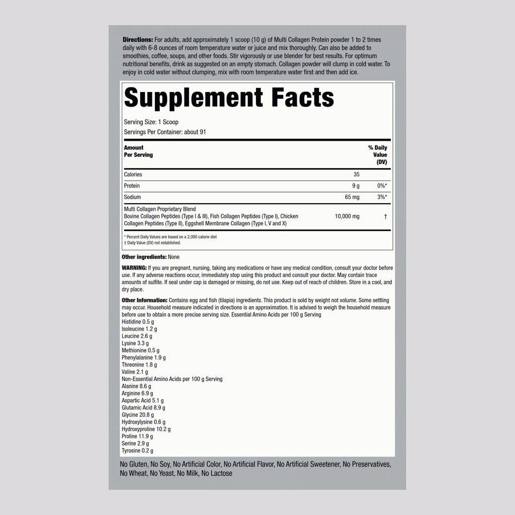 Multi Collagen Protein Powder 32oz P482239