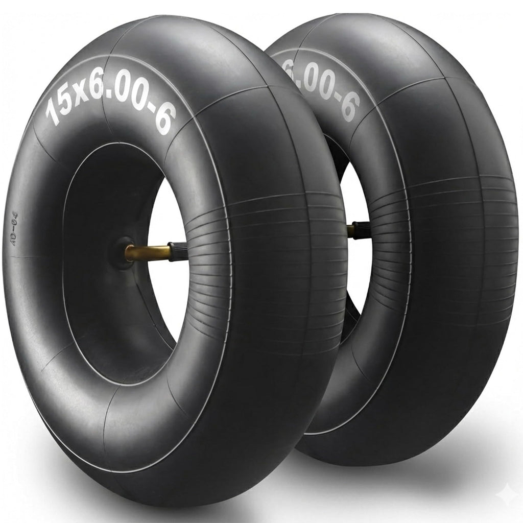 15x6.00-6" Inner Tubes, 2 Pack with TR-13 Straight Valve Stem M71200