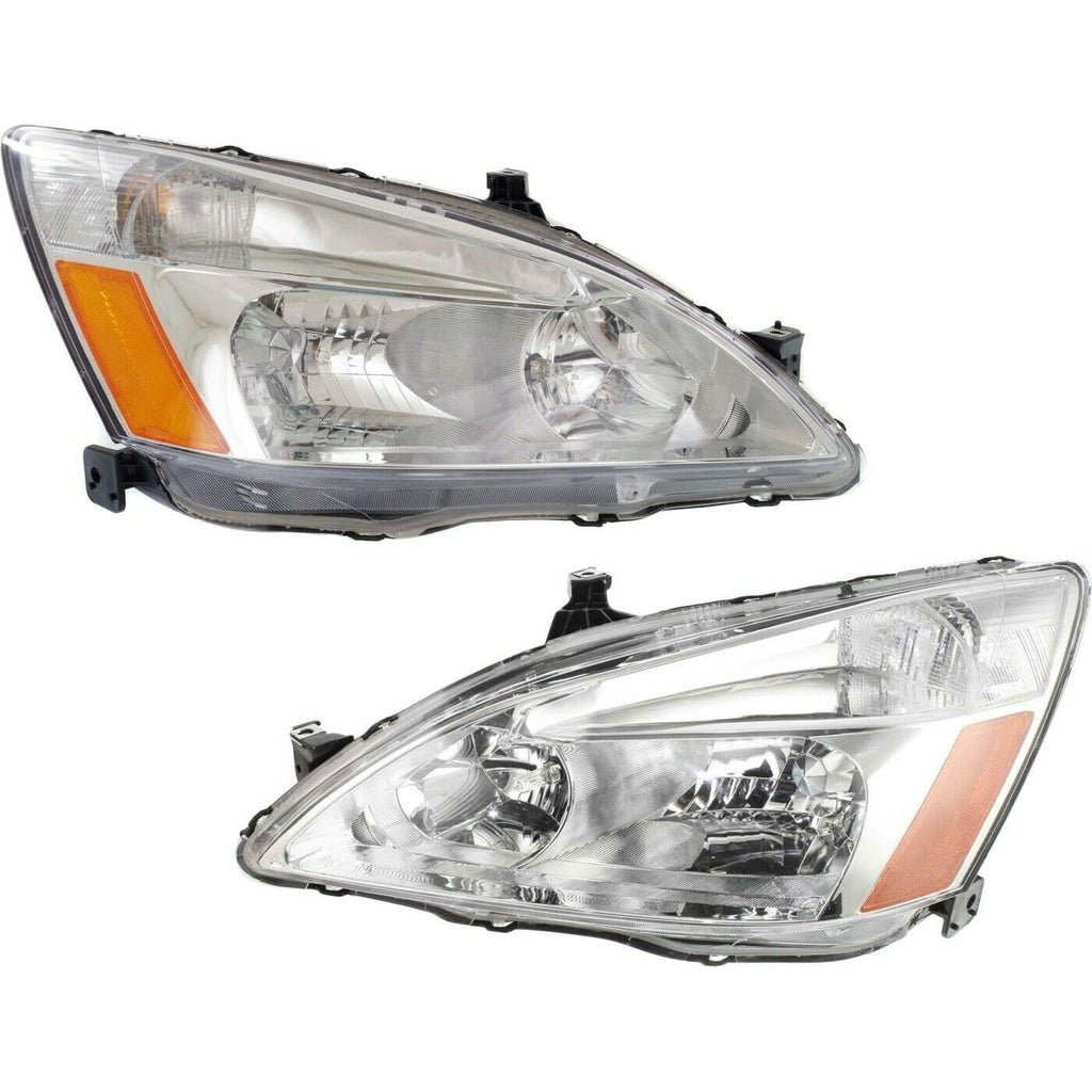 Headlight Left Right Clear Lens W8657