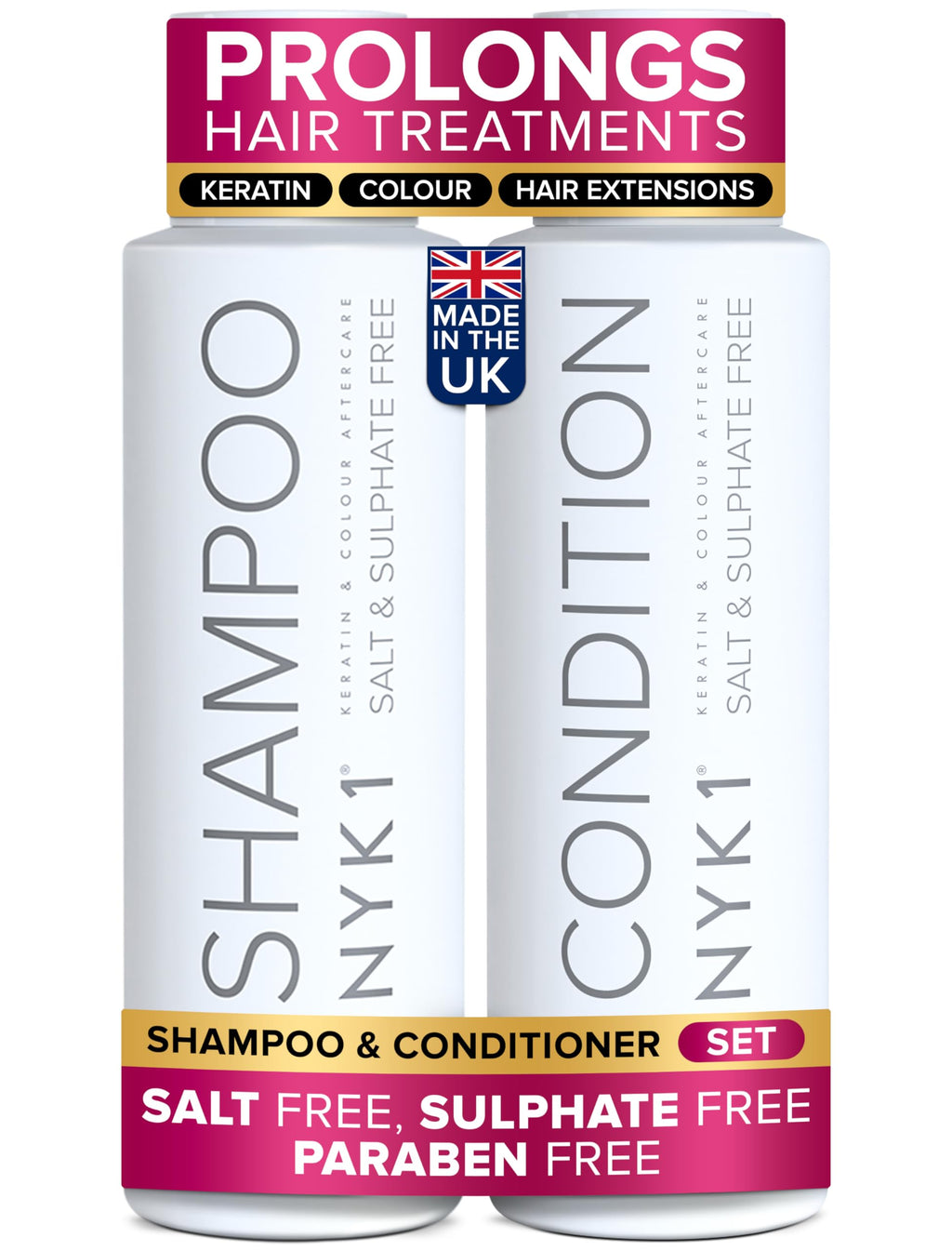 Sulfate-Free Shampoo and Conditioner Set 2 x 16.9 Fl Oz W42466