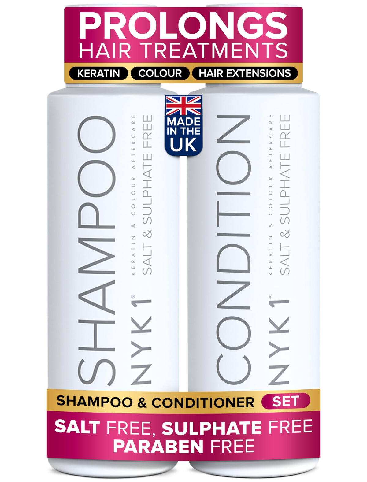 Sulfate-Free Shampoo and Conditioner Set 2 x 16.9 Fl Oz W42466