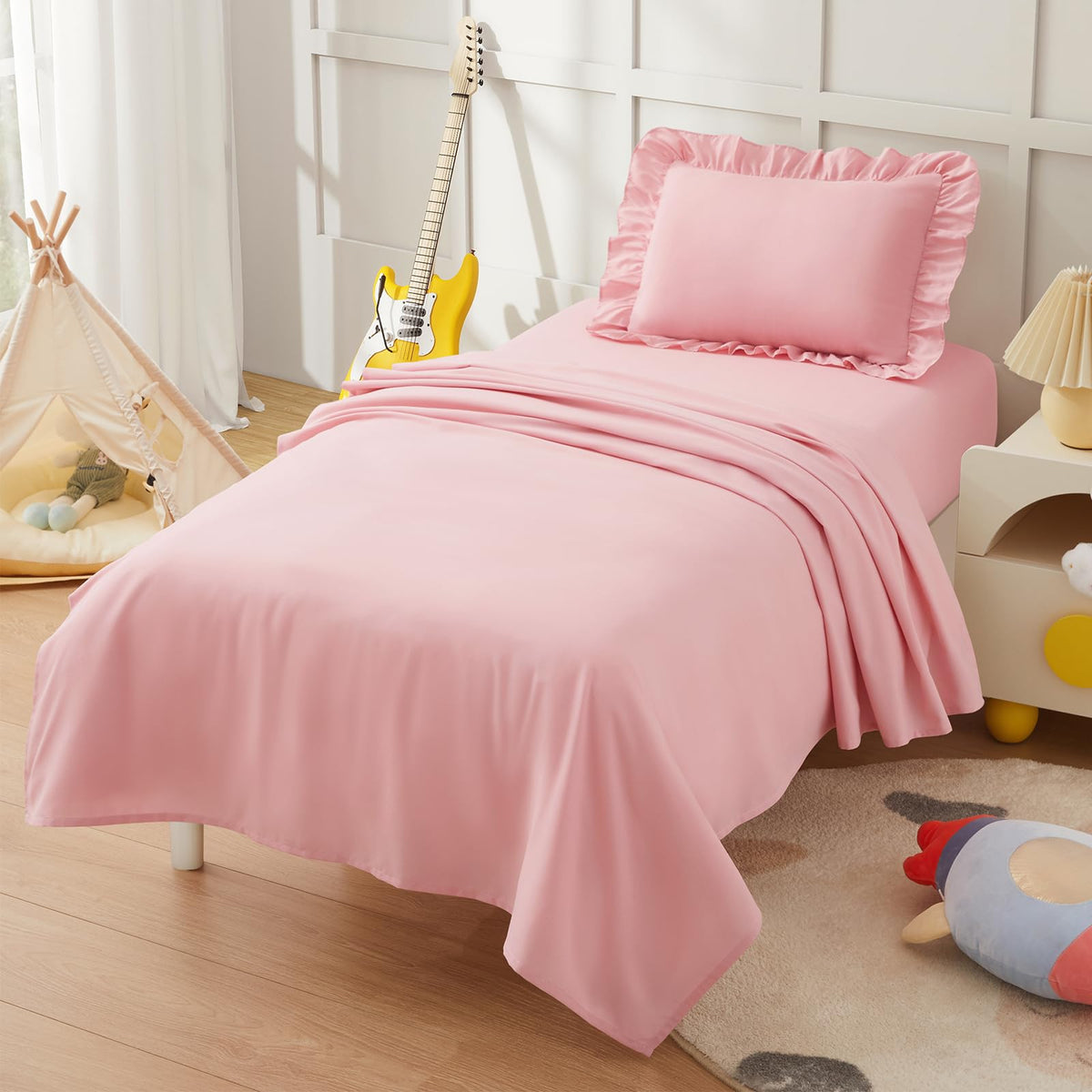 Light Pink Toddler Sheet Set M72887