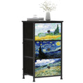 3 Drawer Dresser with Steel Frame Wood Top U56498
