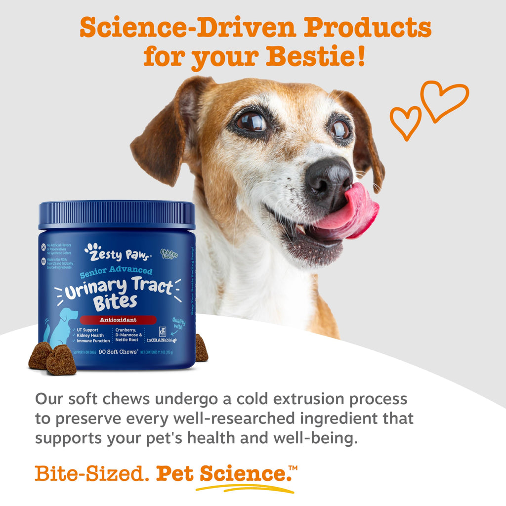Senior Dog Bladder Control Supplement Chicken 90ct E7483
