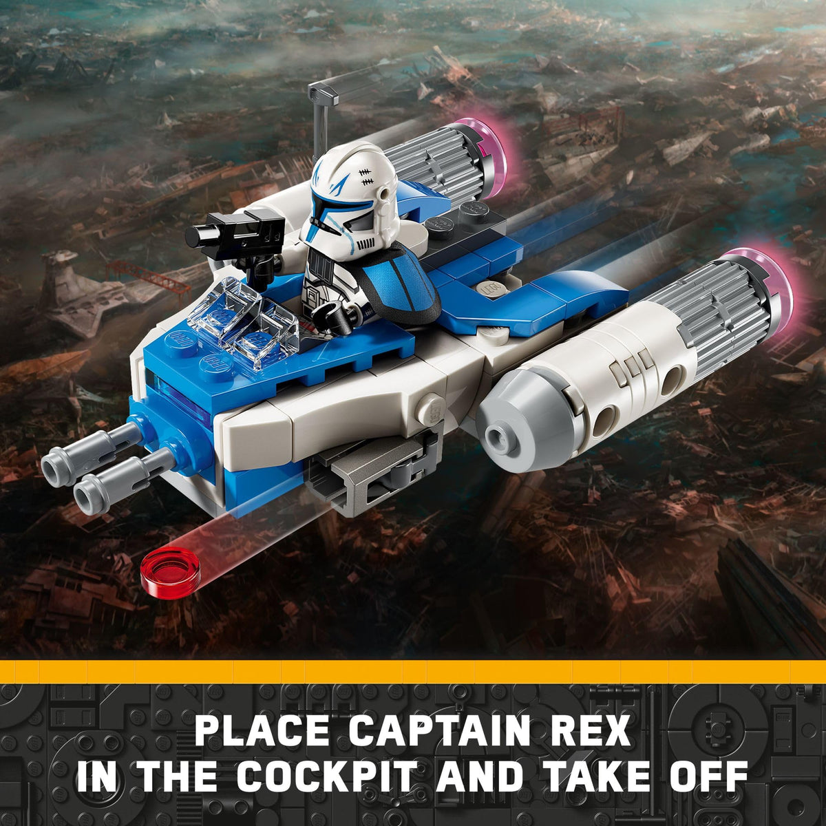 Star Wars Y-Wing Microfighter Building Set with Minifigure I9001