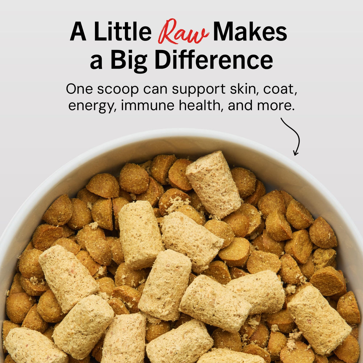 Freeze-Dried Raw Beef Dog Food Topper 8 oz K2415