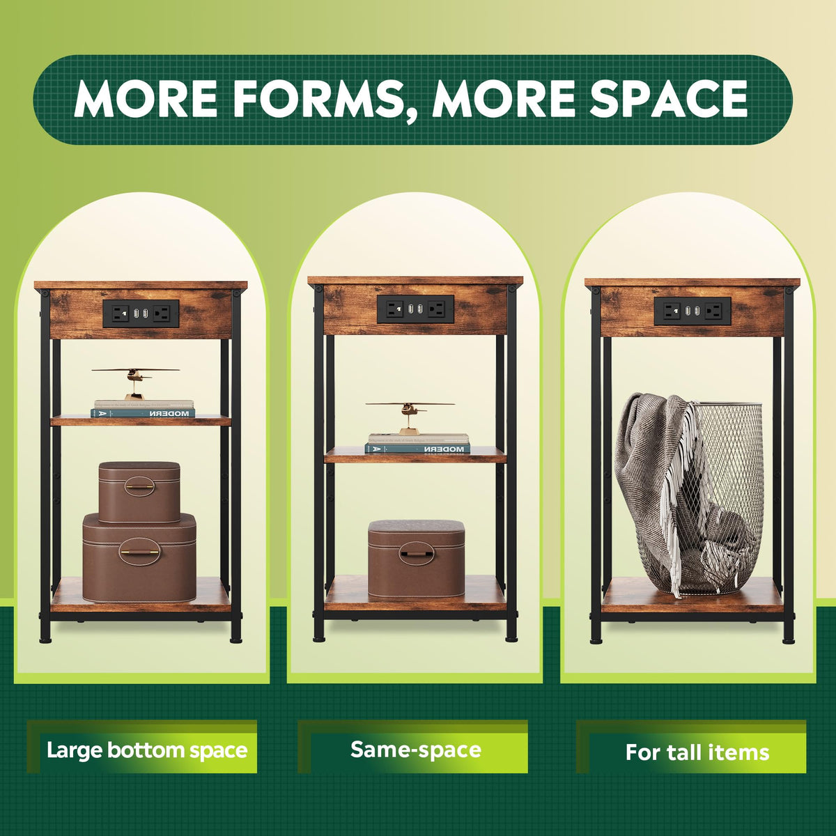 End Table with Charging Station V939378