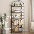 5 Tier Brown Bookshelf J533