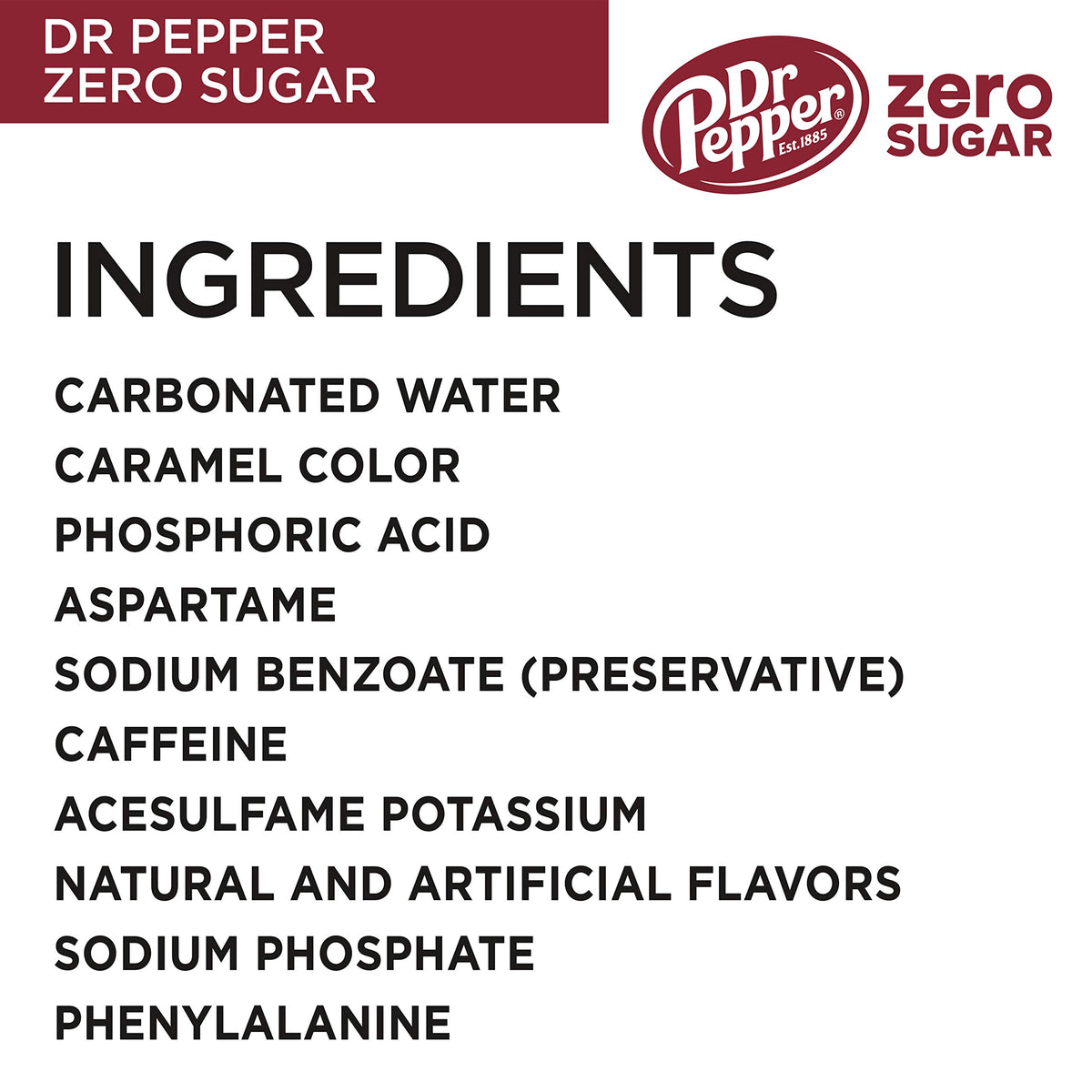 Zero Sugar 12 Ounce 12 Count R9855