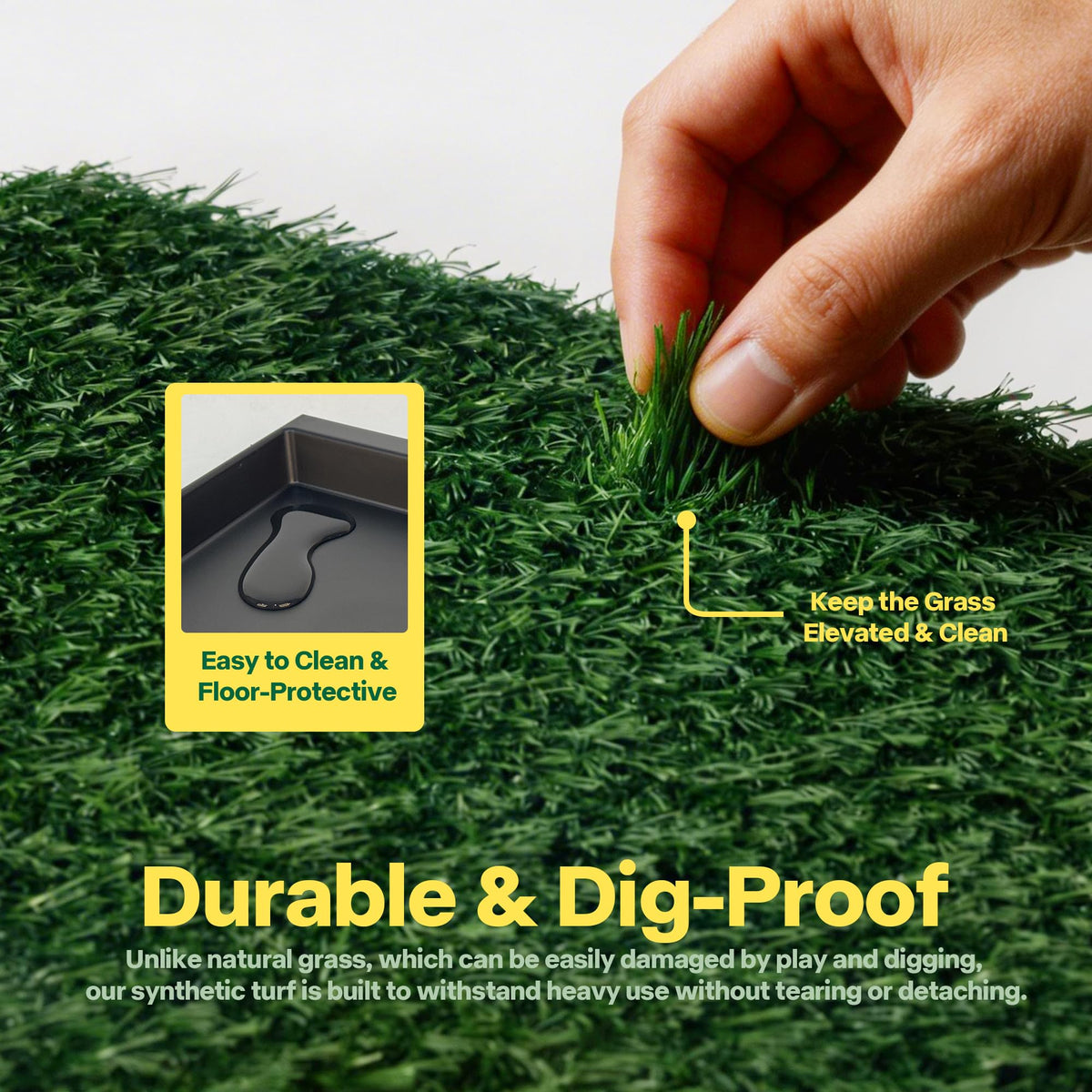 Dog Grass Pad with Tray R55158