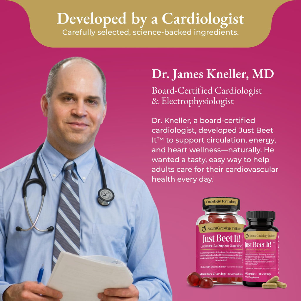 Beet Gummies & Heart Health Capsules Bundle, 60 Count Each Q233194