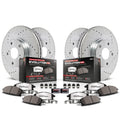 Brake Pad Rotor Kit Front Rear D6393